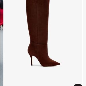 Larroude Brown Over the Knee Boots with Stiletto Heel

NWT